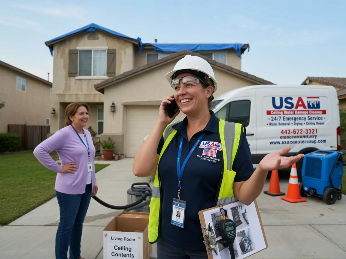 Ceiling Water Damage Restoration Clarington, OH FAQs